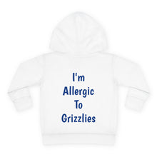 Load image into Gallery viewer, Allergic To Grizzlies - Toddler Pullover Fleece Hoodie