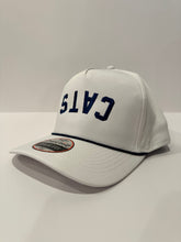 Load image into Gallery viewer, "Cats" White Rope Hat U&B