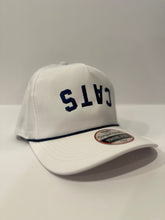 Load image into Gallery viewer, "Cats" White Rope Hat U&B