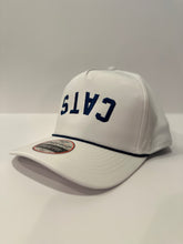 Load image into Gallery viewer, "Cats" White Rope Hat U&B