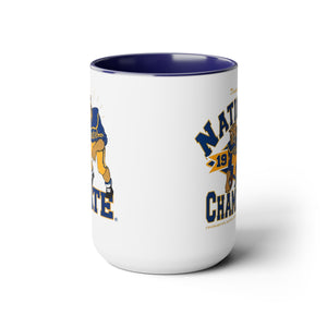 Two-Tone Coffee Mugs, 15oz