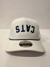 Load image into Gallery viewer, &quot;Cats&quot; White Rope Hat U&amp;B