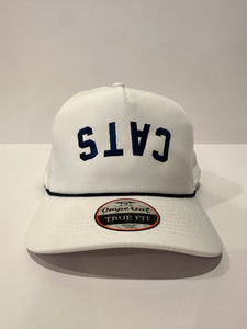 "Cats" White Rope Hat U&B