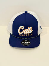Load image into Gallery viewer, Navy Cats Football Hat
