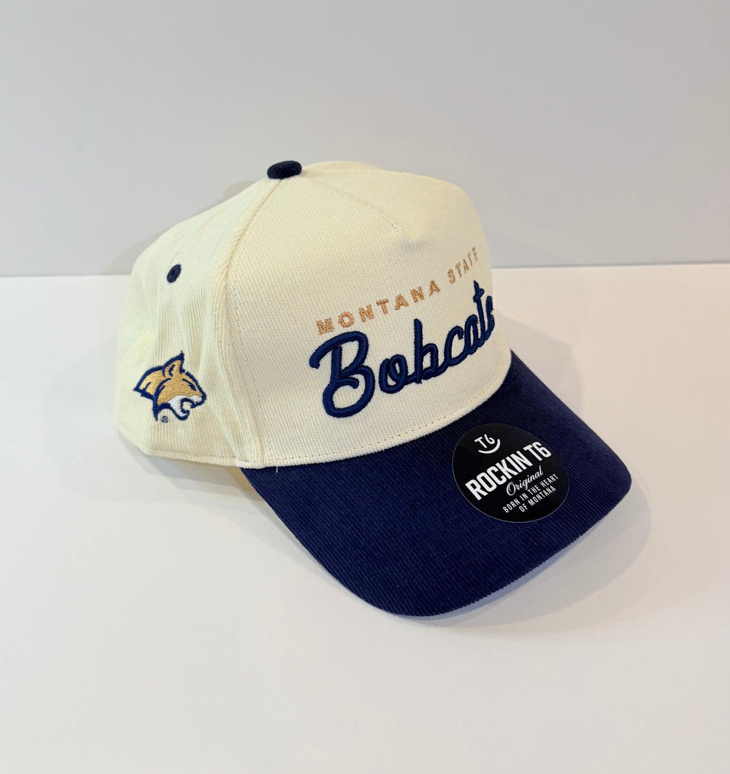 Montana State Tradition Structured Corduroy Two Tone Hat