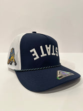 Load image into Gallery viewer, Navy &quot;State&quot; Rope Hat U&amp;B