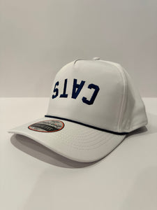 "Cats" White Rope Hat U&B