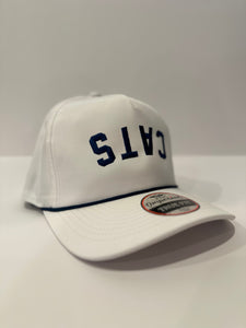 "Cats" White Rope Hat U&B