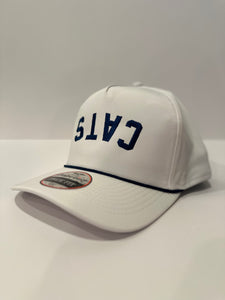 "Cats" White Rope Hat U&B