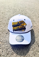 Load image into Gallery viewer, Bobcats Football White Performance Trucker Hat