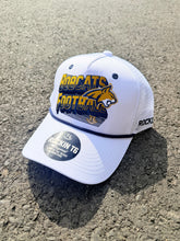 Load image into Gallery viewer, Bobcats Football White Performance Trucker Hat