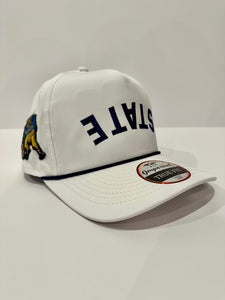White "State" Rope Hat U&B