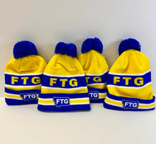 Load image into Gallery viewer, Brawl of the Wild Gold FTG Pom Beanie